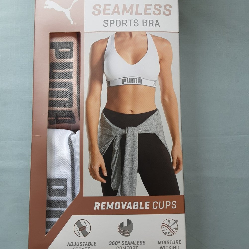 New, Sealed Puma Sports Bras Size Large